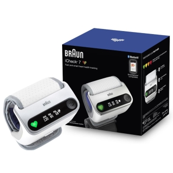 Ciśnieniomierz nadgarstkowy z Bluetooth Braun iCHECK® 7 BPW4500 cena 264,00zł