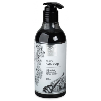 fin Black bath soap with active carbon and honey extract Czarne mydło do kąpieli 400g OSTATNIE SZTUK cena 29,90zł
