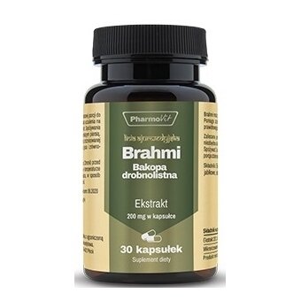 Pharmovit Brahmi Bakopa drobnolistna ekstrakt 20:1 200 mg 30kapsułek cena 20,90zł