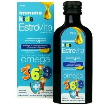 EstroVita Immuno Kids Omega 3-6-9 150ml cena 56,90zł