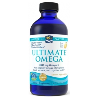 Nordic Naturals Ultimate Omega 2840mg smak cytrynowy 237ml cena 245,99zł