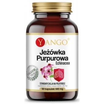 Yango Jeżówka purpurowa echinacea 440 mg 60kapsułek cena 26,90zł