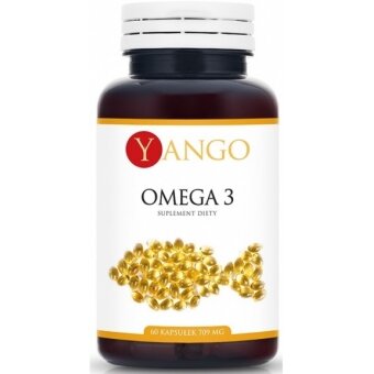 Yango Omega-3 500 mg 60kapsułek cena 21,90zł
