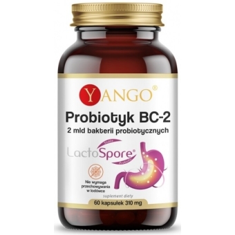Yango Probiotyk BC-2 - 60kapsułek cena 45,90zł