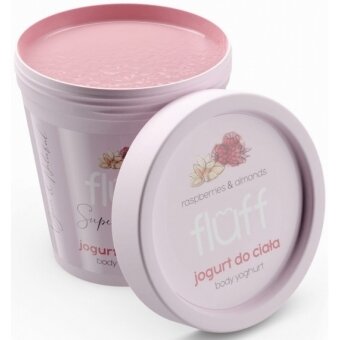 Fluff Jogurt do ciała maliny z migdałami 180ml cena 14,90zł