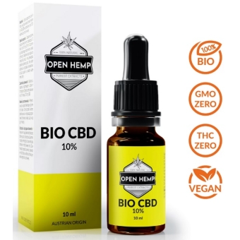 Open Hemp Bio CBD 10% olejek konopny premium certyfikowany Bio Global cena 179,00zł