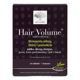 Hair Volume 30tabletek New Nordic cena 55,90zł