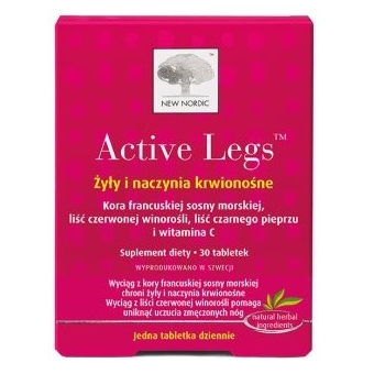 Active Legs 30tabletek New Nordic cena 59,90zł