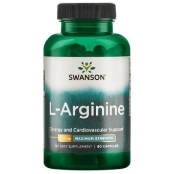 Swanson L-Arginina forte 850 mg 90 kapsułek cena 39,90zł