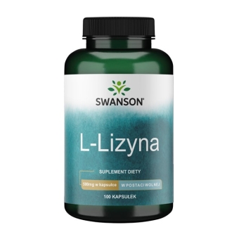 Swanson L-Lizyna 500 mg 100kapsułek cena 23,90zł