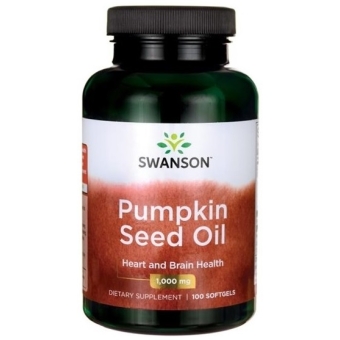 Swanson Pumpkin Seed Oil olej z pestek dyni 1000mg 100żelek cena 54,90zł