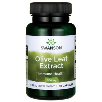 Swanson Olive Leaf Extract 500mg 60kapsułek cena 26,90zł