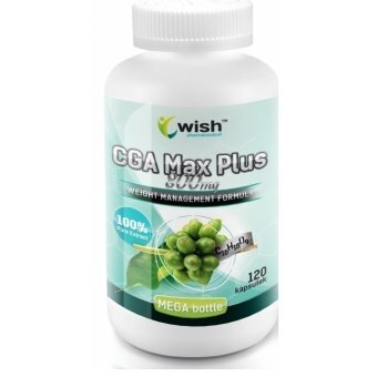 Wish Pharmaceutical Zielona Kawa CGA800 Max plus kwas chlorogenowy 800mg 120kapsułek cena 52,25zł