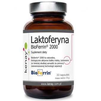 Laktoferyna BioFerrin® 2000 30kapsułek Kenay cena 159,00zł