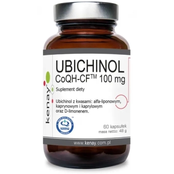 Ubichinol CoQH-CFTM 100 mg 60kapsułek Kenay cena 166,90zł