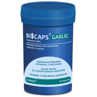 Formeds Bicaps® Garlic czosnek 60kapsułek cena 41,49zł