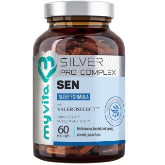 MyVita Silver Pure Sen Pro Complex Sleep Formula 60kapsułek cena 48,00zł