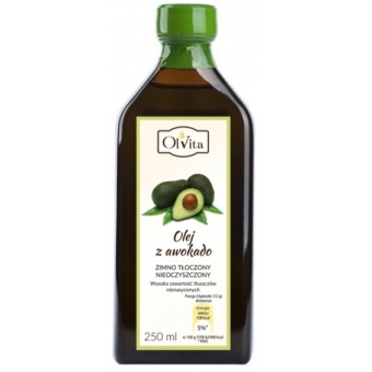 Olej z avocado (awokado) 250 ml Olvita cena 35,60zł