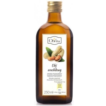 Olej arachidowy zimnotłoczony 250ml Olvita cena 21,95zł