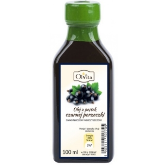 Olej z pestek czarnej porzeczki 100 ml Olvita cena 34,55zł
