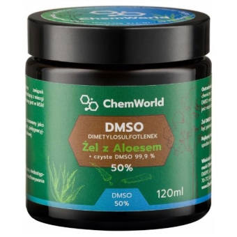 Żel DMSO 50% z aloesem 120ml ChemWorld cena 57,85zł