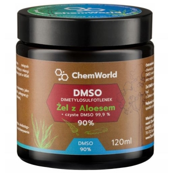 Żel DMSO 90% z aloesem bardzo mocny 120ml ChemWorld cena 69,90zł