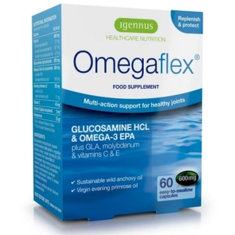 Omegaflex kwasy omega-3 z witaminą D3 60kapsułek Igennus cena 62,62zł