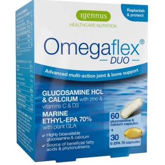 Omegaflex DUO kwasy mega-3 oraz omega-6  30+60kapsułek Igennus cena 63,49zł