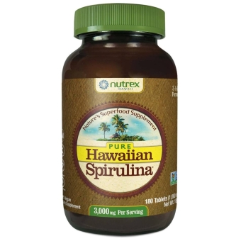 Hawaiian Spirulina® Spirulina hawajska Pacifica 500mg 180tabletek Nutrex Hawai cena 113,90zł