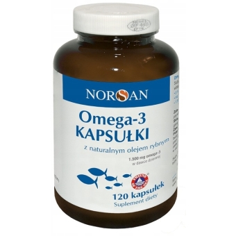 Norsan Omega-3 (1500 mg) 120kapsułek cena 119,00zł